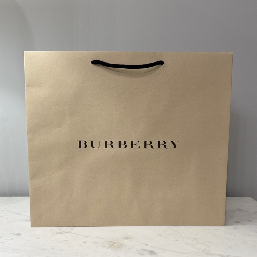 Burberry Beige Shopping Bag